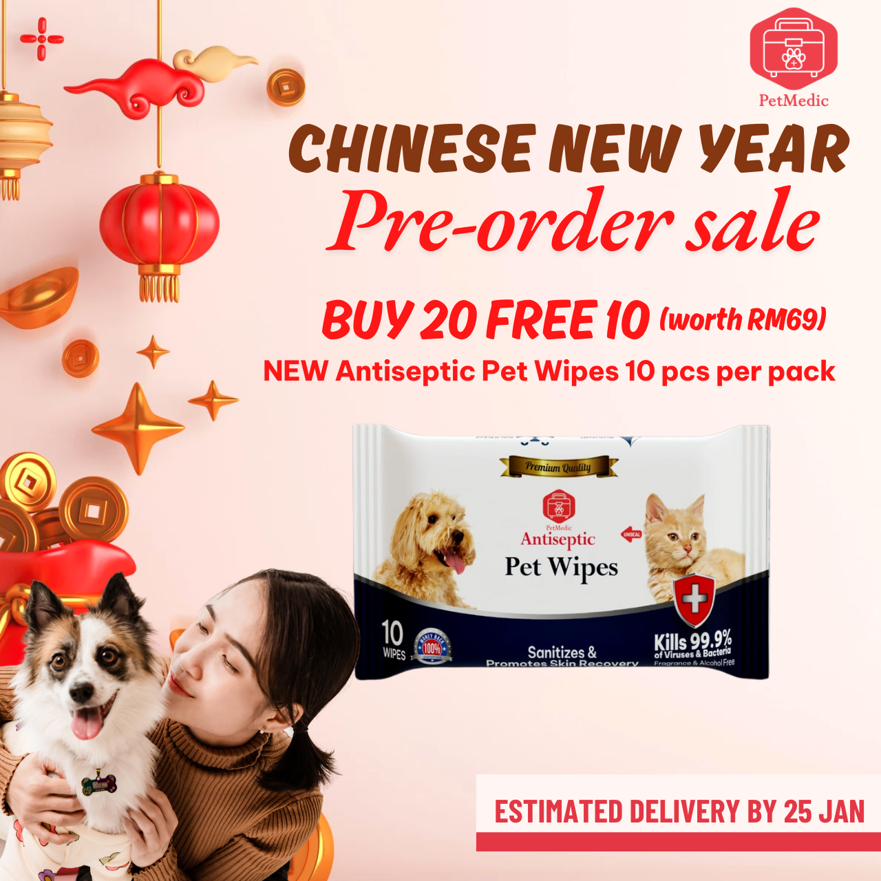 CNY 2025 Special Pre-Order Bundle! Get the NEW pocket size wipes now!